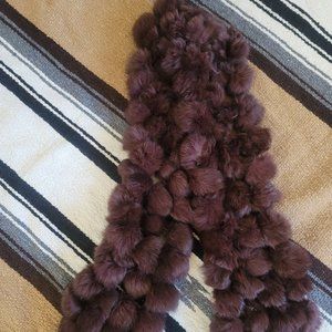 REAL RABBIT FUR Shawl/Scarf